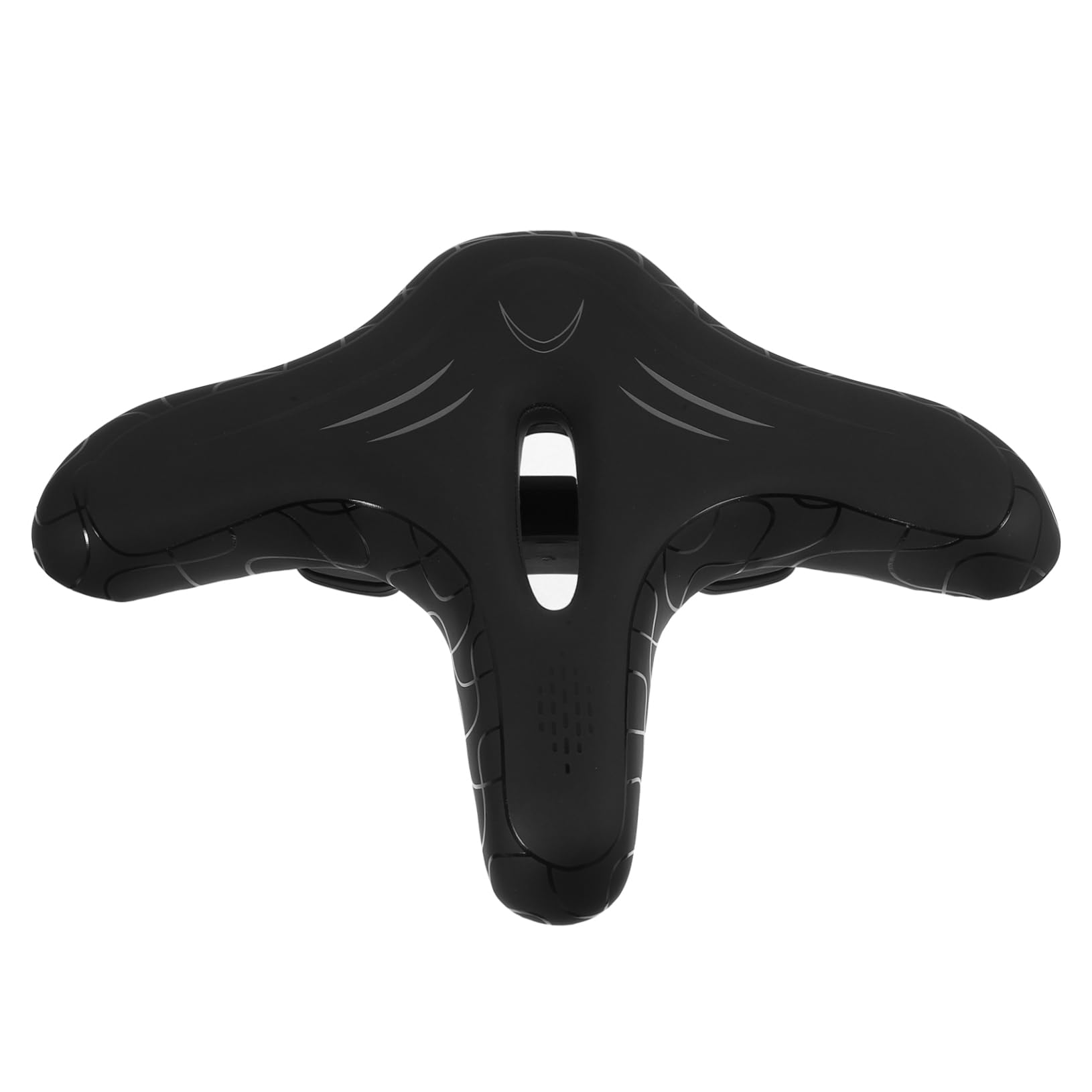 Outanaya Sillín De Bici PU Acolchado Y Transpirable – Ancho, Cómodo Y Antivibración – Válido Para Bicicletas De Montaña, Carretera Y Paseo (Hombres Y Mujeres)