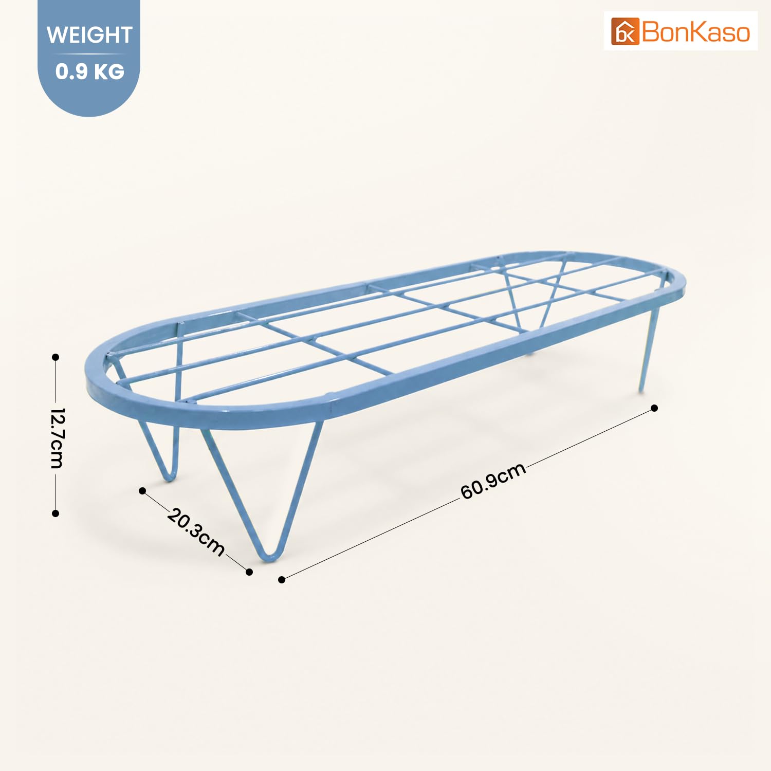 BonKaso Metal Plant Stands - 4 Pack, Outdoor & Indoor -4