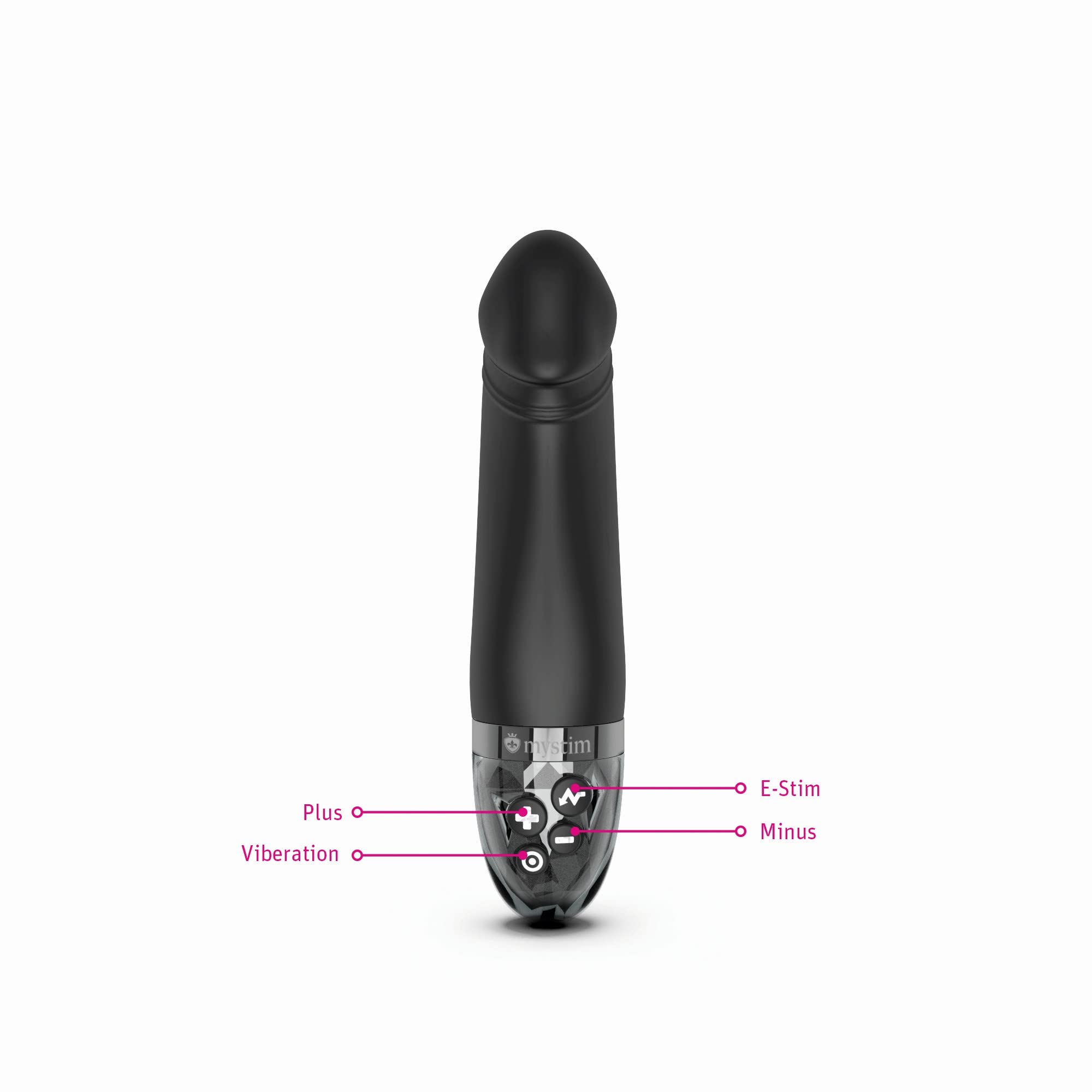 Mystim - Real Deal Neal eStim Vibrator Black