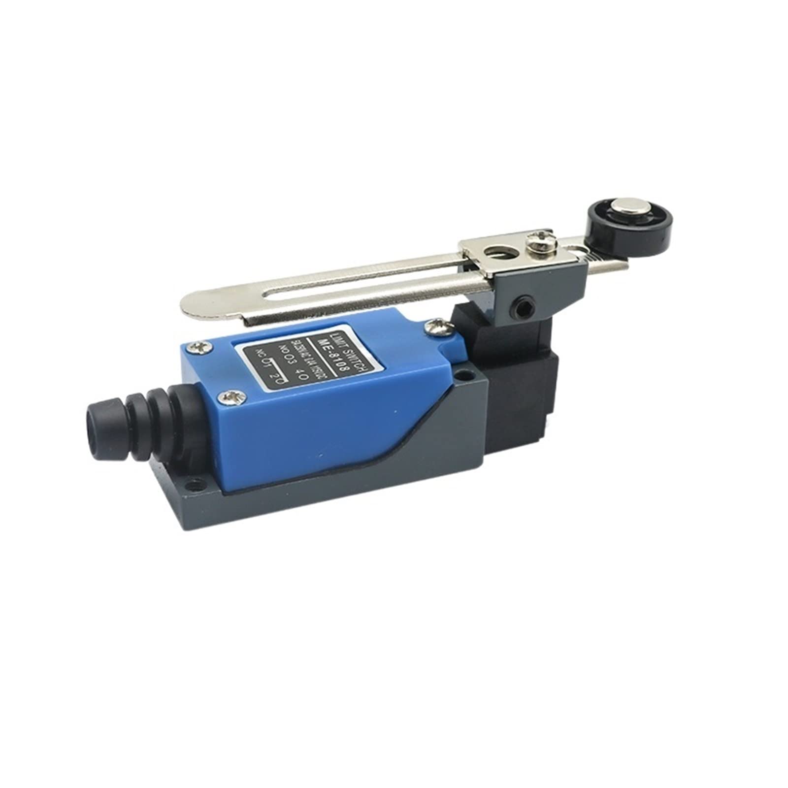 BKGWCSOR 1Pcs ME-8108 Mini Limit Switch Rotary Adjustable Roller Switch AC 250V 5A/DC125V 0.4A NO NC 8104 8107 8111 8112 (Size : ME-8108)