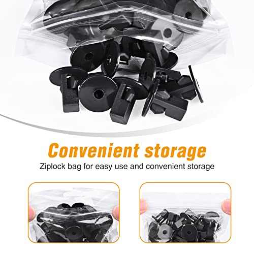 Image of GOOACC 40PCS Fender Liner Black Nylon Retainer Clips Replacement for Lexus Scion Toyota 4Runner Avalon Camry, OEM:#90189-06065, 96706W100, 90189A0002