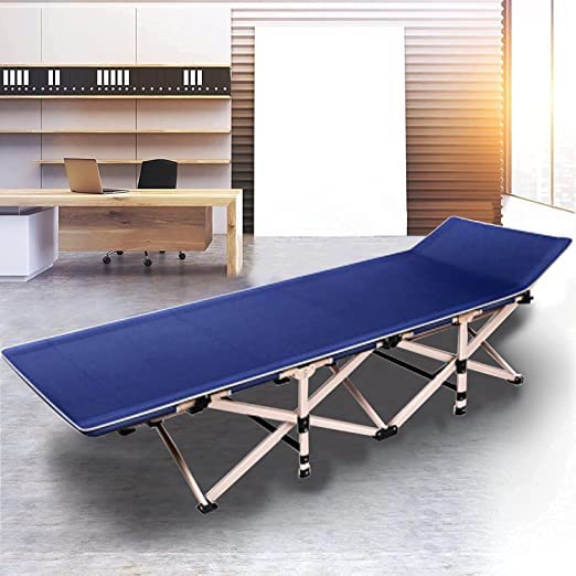 DROZIP Camping Cots, Oversized Portable Foldable Outdoor Bed for Adults Kids, Heavy Duty Cot for Traveling Gear Supplier, Office Nap, Beach Vacation and Home Lounging
