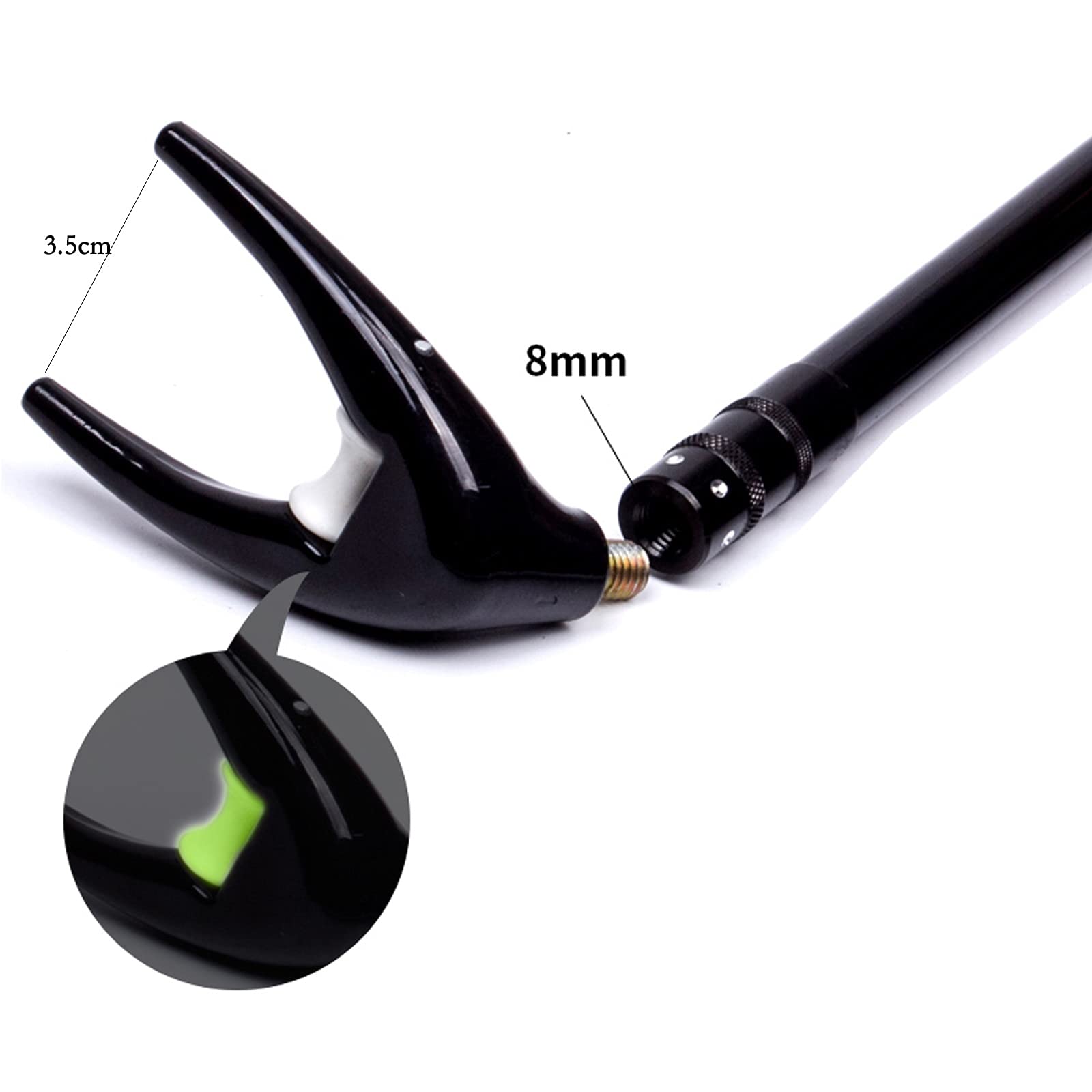 Support Canne a Peche Batterie Support de la Batterie Super Dur Pistolet Tourelle Tige Boîte de pêche Boîte de pêche arrière Suspension de Tige de pêche Support de Canne à Pêche