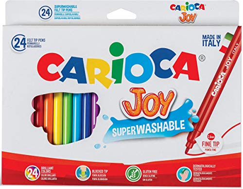 Carioca Joy Superwashable Filzschreiber Spitze Pen (Box Of 24)