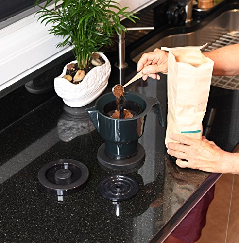 Microwave Percolator Coffee Maker | Tea and Cocoa Maker | BPA Free - Dishwasher Safe - by Home-X - Thumbnail 4