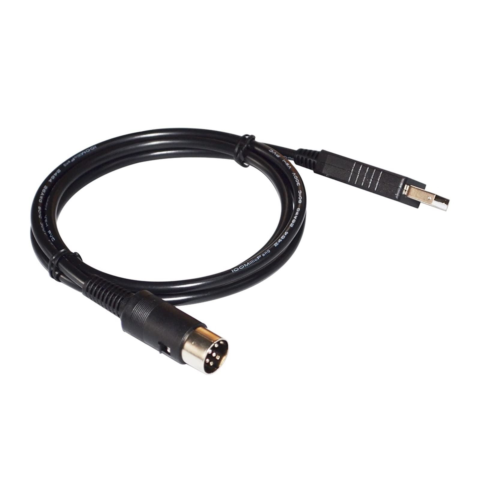 FT232RL - Cavo di programmazione seriale per comunicazioni seriali da USB a 6 pin 6 DIN RS232, adatto per macchina per maglieria E6000 a PC (1,8 m)