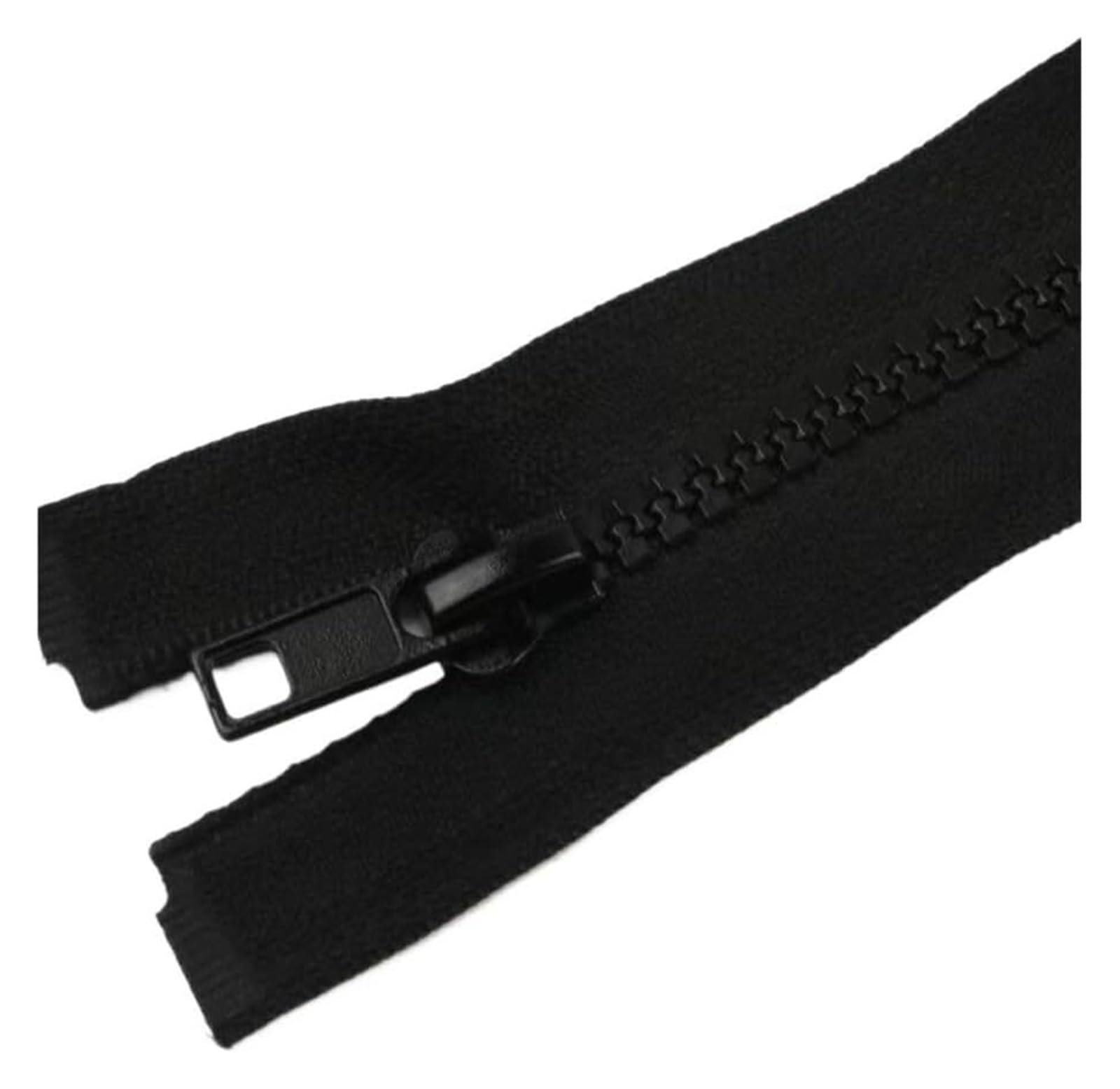 Resin Open-End Auto Lock Zipper Replacement for Sewing(Black,80CM-5#)