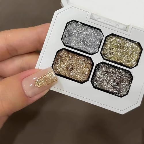 Esmalte en gel multicolor para uñas con brillo metálico miniatura 1