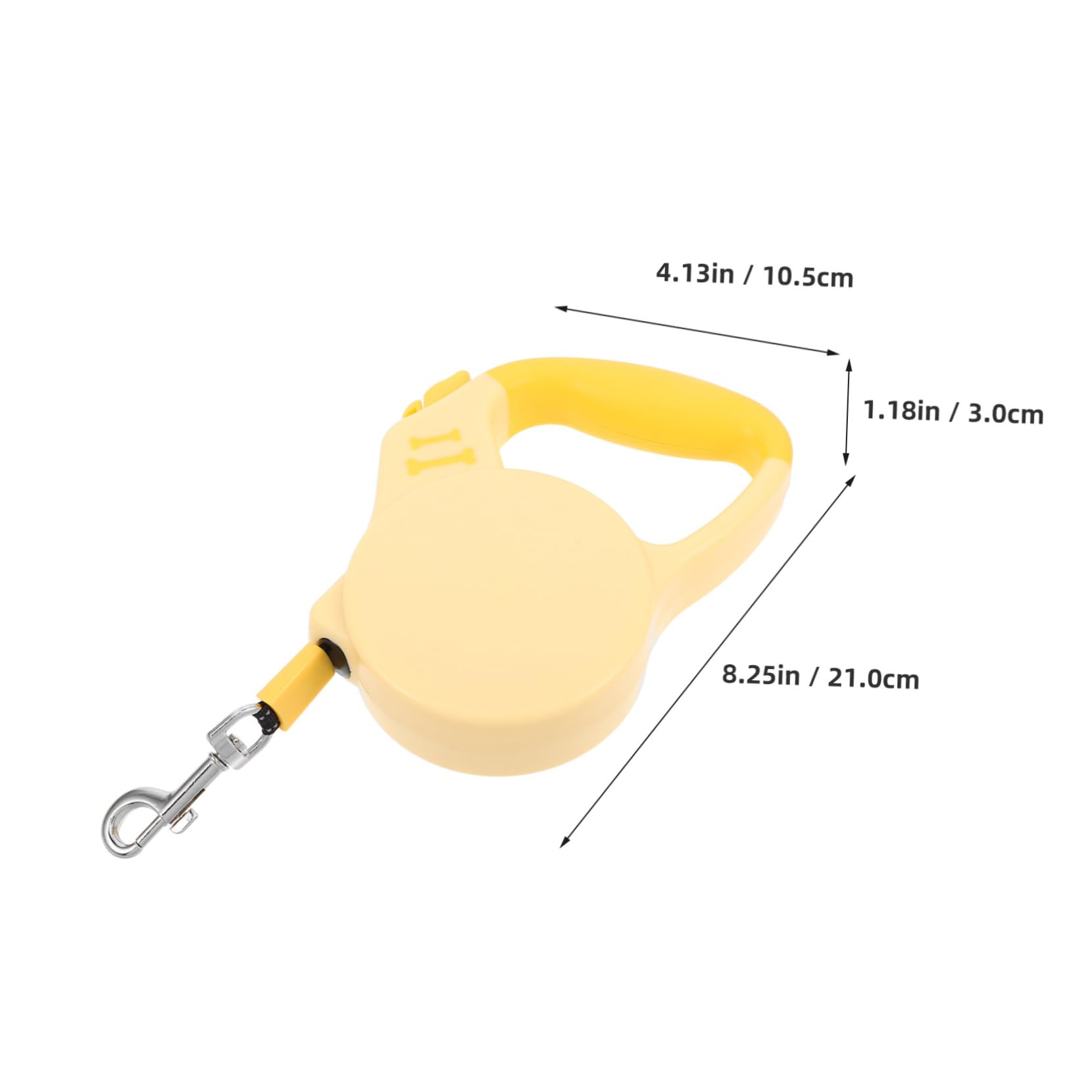 Generic Dog Leash Puppy Training Leash Dog Traction Running Rope Pet Telescopic Traction Rope Nylon Yellow