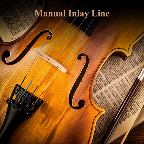 Image of Eastar EVA-330 4 /4 Solid Wood Violin Set Full Size for Students Kids Adults with Hard Case, Shoulder Rest, Rosin, Two Bow, Clip-on Tuner and Extra Strings