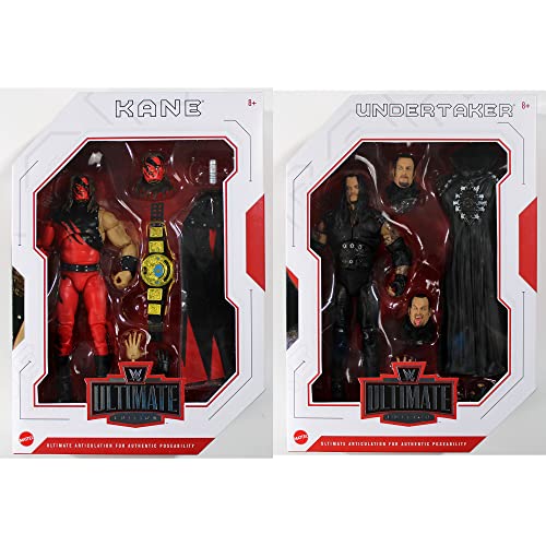 Ringside Package Deal (Complete Set of 2) Undertaker & Kane - WWE Ultimate Edition Series 11 WWE Mattel Toy Wrestling Action Figures