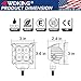 LED Pods Flood Light Bar - 4WDKING 2PCS 40W LED Off Road Work Light Truck Fog Lamp Tail Light IP69K Waterproof ATV Cube Lights Compatible for Ford F150 Polaris RZR Jeep Wrangler