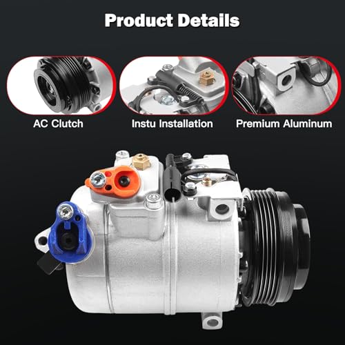Image of cciyu Air Conditioner Compressor Fit for BMW 323Ci 323i 323is 325Ci