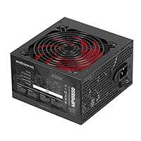 Mars Gaming MPIII850, Netzteil PC ATX 850W, 5 Jahre Garantie, Silent AI-RPM Technologie, 85% Wirkungsgrad, Schwarz