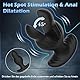 Leyuto Analvibratoren Elektrostimulation Prostata Stimulator mit 8 Vibrationsmodi und 8 Elektroschockmodi, Buttplug AnalSexspielzeug für Frauen, Paare, Männer