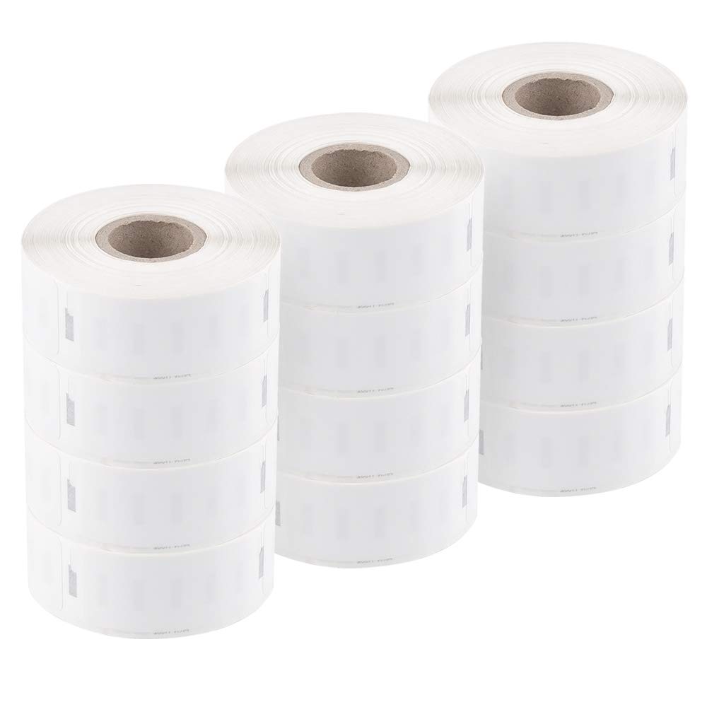 L LIKED 12 Rolls Compatible Dymo 30336 1" X 2-1/8"(25mm x 54mm) Direct Thermal Labels,Perforated & Premium Adhesive DYMO LW Address & Barcode - for Rollo, Labelwriter 450, 4XL & Zebra Desktop Printers