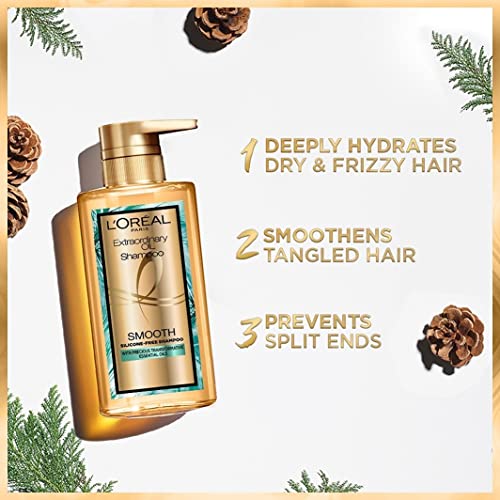 Image of L'Oreal Paris Extraordinary Oil Smooth Shampoo 440ml with Conditioner 440ml Free