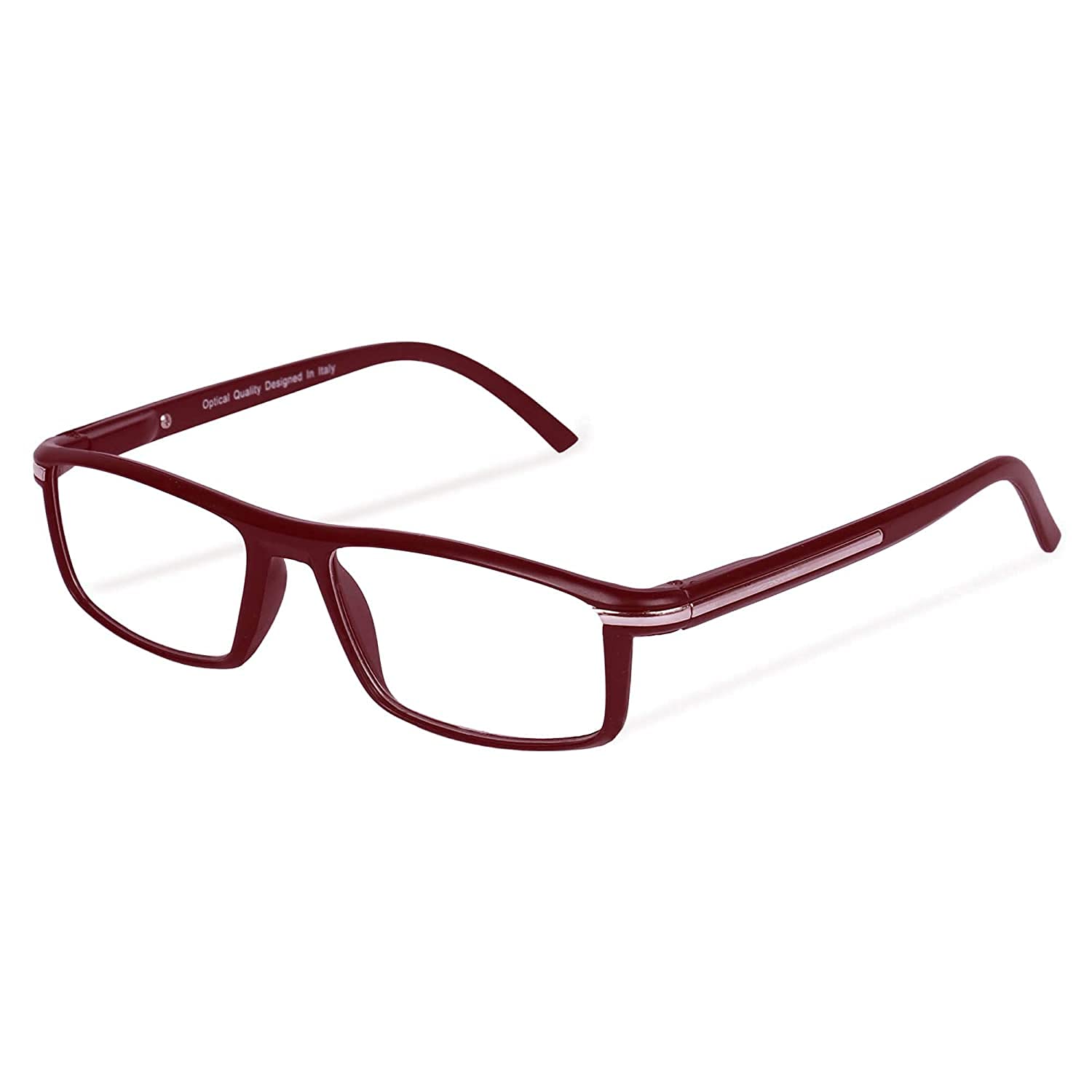 Optify READERS | Brown Rectangle Full Rim Reading Eyeglasses | For Men & Women | For +1.00 to +3.00 Power (B09F6DCYXS) Amazon Price History, Amazon Price Tracker
