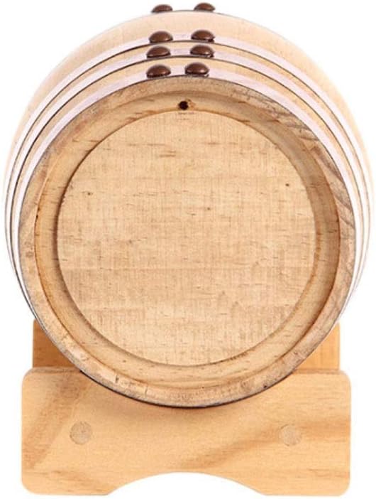 Oak Wine Storage Barrel Oak Barrel, 0.75 L / 3 L / 5 L / 10 L Wine Barrel Built-in Aluminum Foil Pad, Suitable for Winemaking or for Storage Your Own Whiskey, Beer, Wine, Bourbon, Brandy, (with Faucet