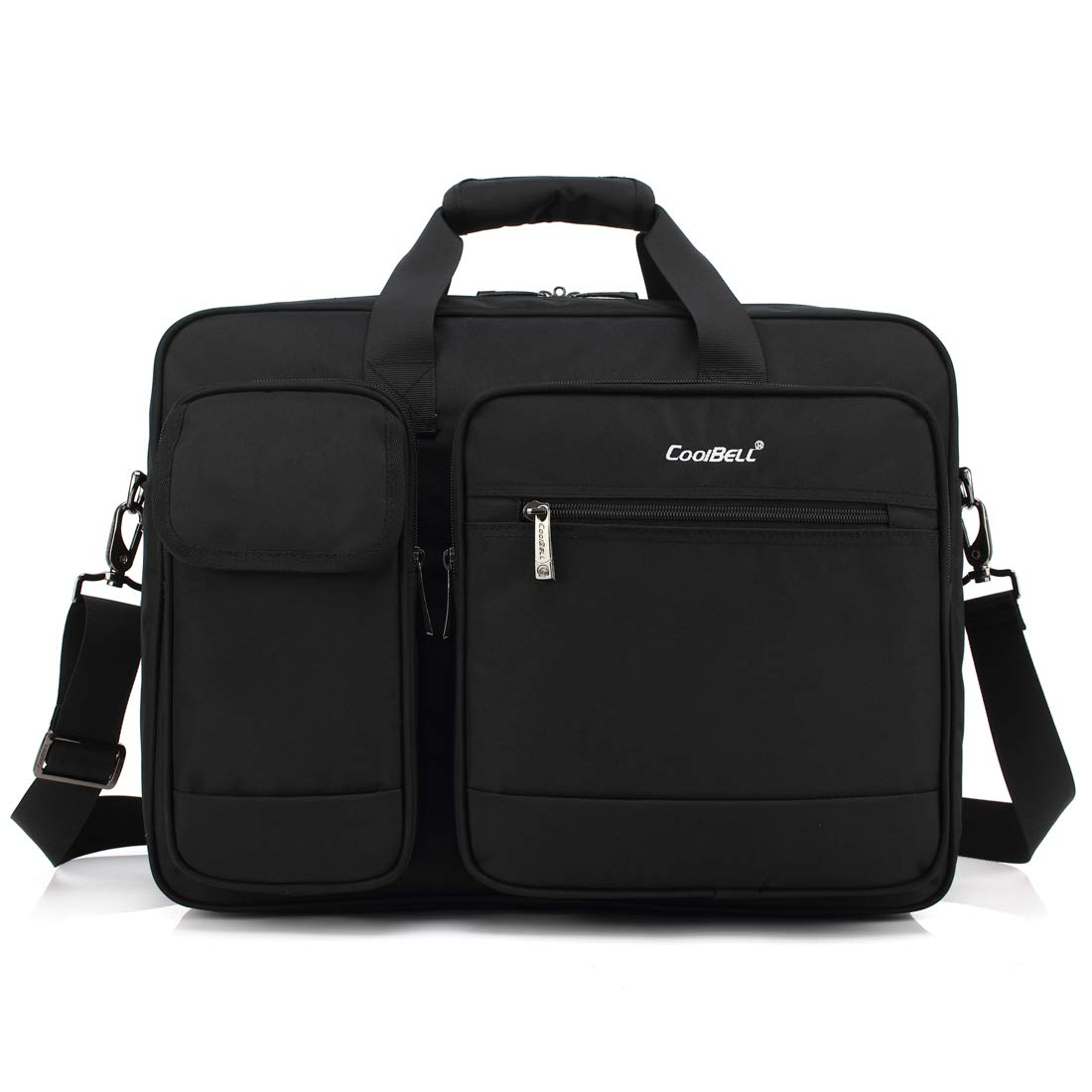 THE CLOWNFISH Unisex-Adult Coolbell 17.3 Inch Nylon Laptop Messenger Bag (Black) (B08SVSJY15) Amazon Price History, Amazon Price Tracker
