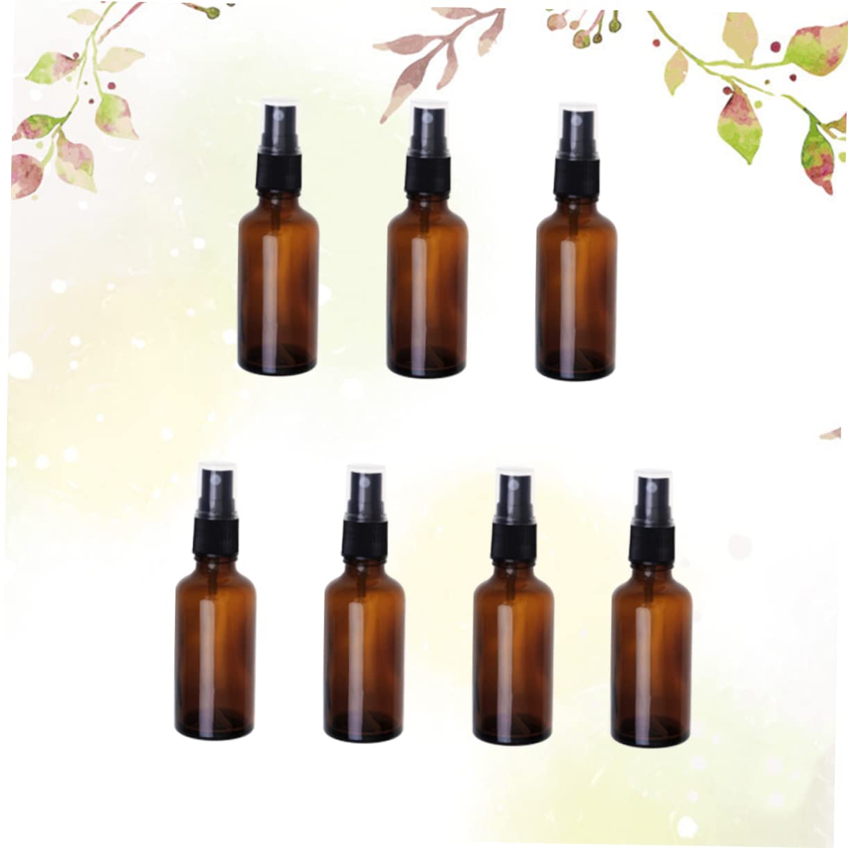 FOMIYES 14 Braune Teilig Sprayflasche Wiederbefüllbar Langlebig Kompakt Uv Beständig für Emulsion Ätherische Öle Kosmetik Reiseset