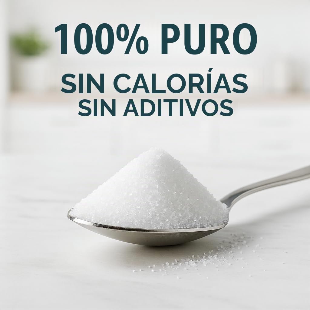 GiDeli Eritritol 5 kg en cubo de azúcar granulada de reemplazo de alimentos como alternativa vegana y de azúcar amigable con los dientes