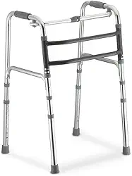 Andador de Alumínio Fixo Móvel e Articulado 3 em 1 D10 Dellamed