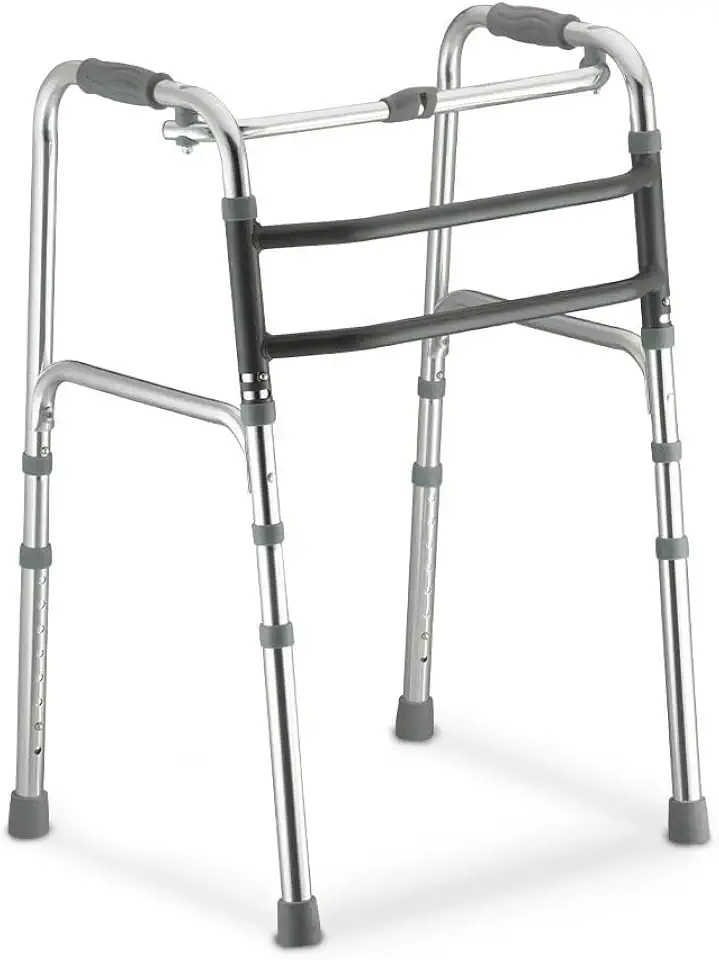 Andador de Alumínio Fixo Móvel e Articulado 3 em 1 D10 Dellamed