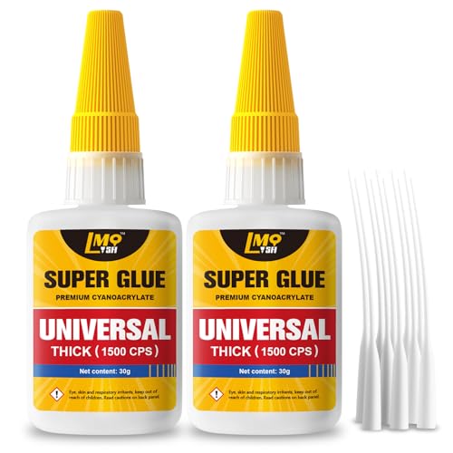 Image of Thick Super Glue 60g(2.12 oz) Gap Filling CA Glue for Wood Ceramic Plastic