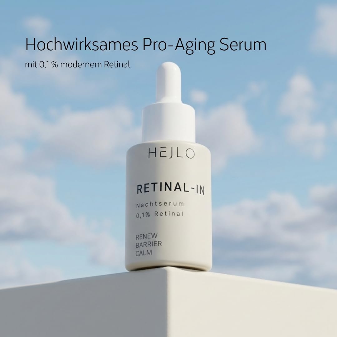 Retinal-In Serum – Pro-Aging Nachtserum mit Retinal, Niacinamid, Ceramiden & Hafer-Extrakt – Für glattere, gestärkte Haut – 30 ml