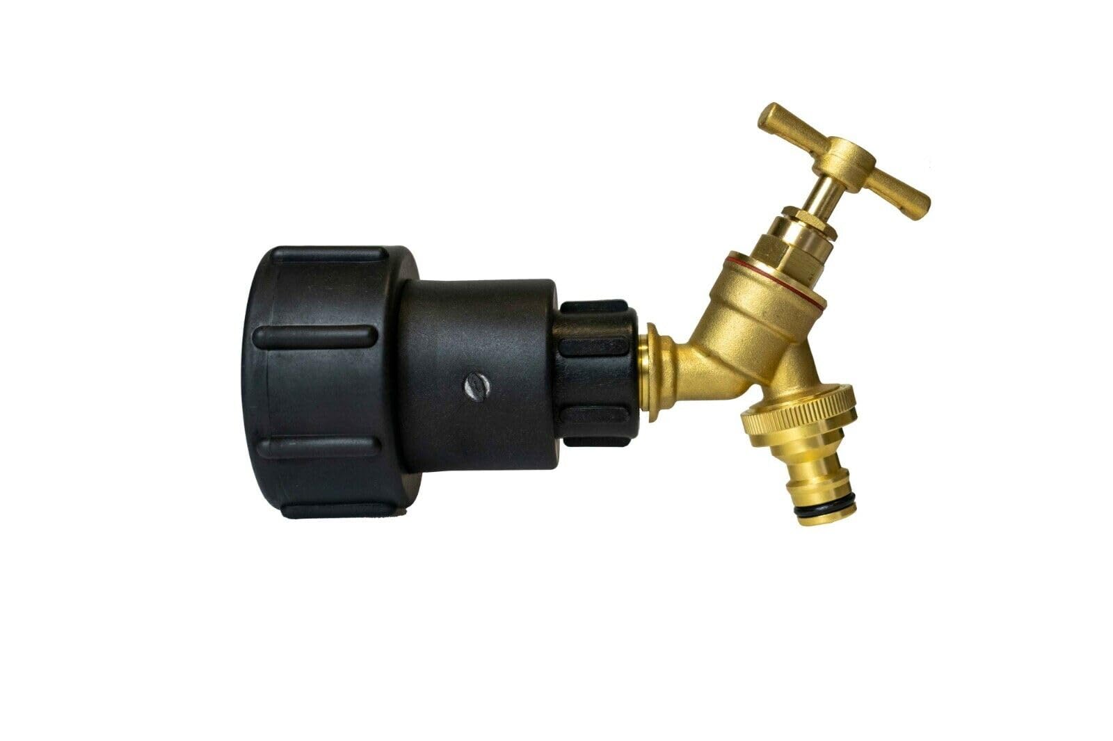 IBC S60x6 Water Tank Extended Outlet Connection/Adaptor a Range of tap Fittings (Brass bib (Quick Connector))