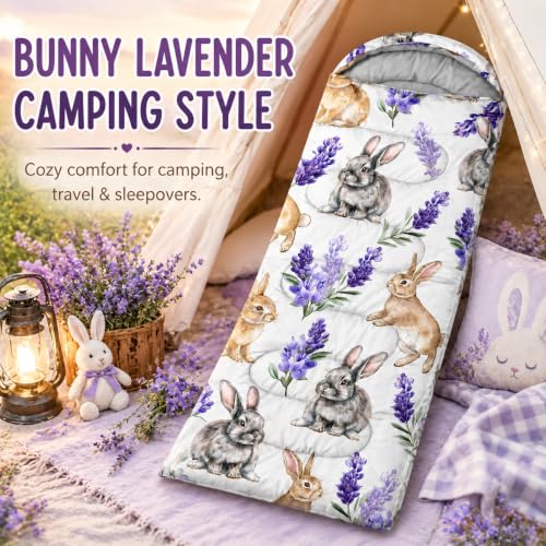 AILONEN Cherry Bow Bolsa de Dormir, Patrón Cherry Bow con Cinta Rosa, Impermeable Ligera para Camping, Adultos Senderismo Viaje miniatura 2