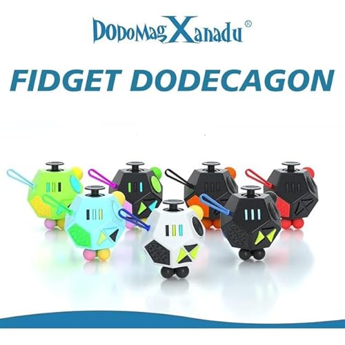 Dodomagxanadu DGT223 Fidget Dodecagon –12-Side Fidget Toys Cube Relieves Stress And Anxiety Anti Depression Cube thumb #7