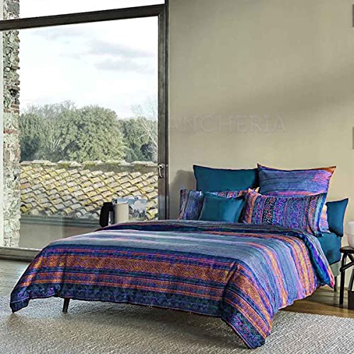 Bassetti Colcha matrimonial Granfoulard Plaza de los Milagros - Azul