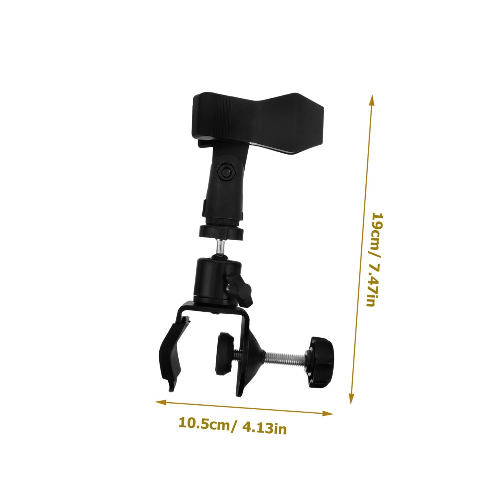 1Set Microphone Clip Holder Clamp Versatile U Shaped Mount for Wired Microphones Durable Construction for Concerts Studio Use