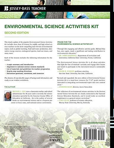 Jossey-Bass Roa, Michael L. Environmental Science Activities Kit: Ready-To-Use Lessons thumb #1