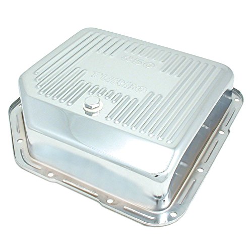 Spectre Performance 5458 Chrome Extra Capacity Transmission Pan for Turbo 350 Engines