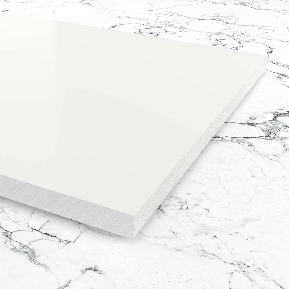 10mm Hartschaumplatten PVC Platte 100x70 cm Integralschaum weiß