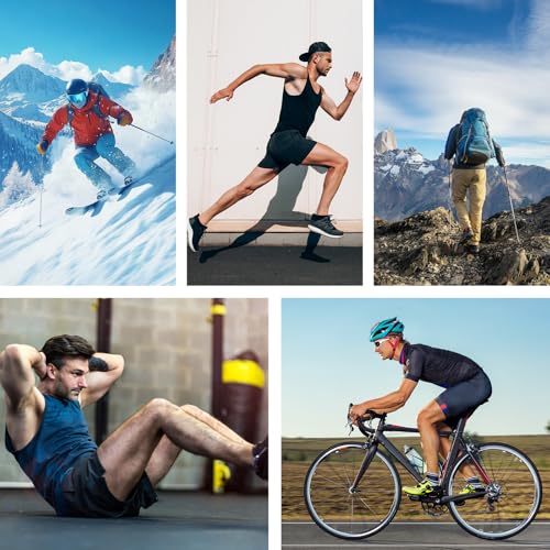 Mottee&Zconia Men's Ankle Socks，Low Cut，Short Cotton Casual Socks Anti-Skid Moisture Wicking Sports Sock2