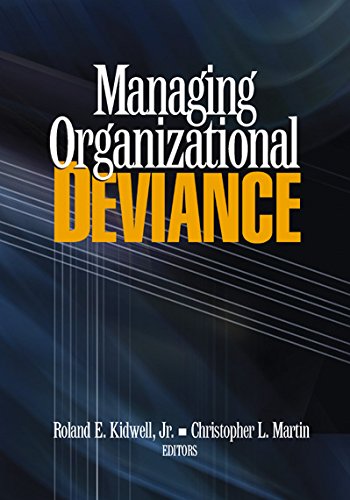 Managing Organizational Deviance      1st Edition, Kindle Edition