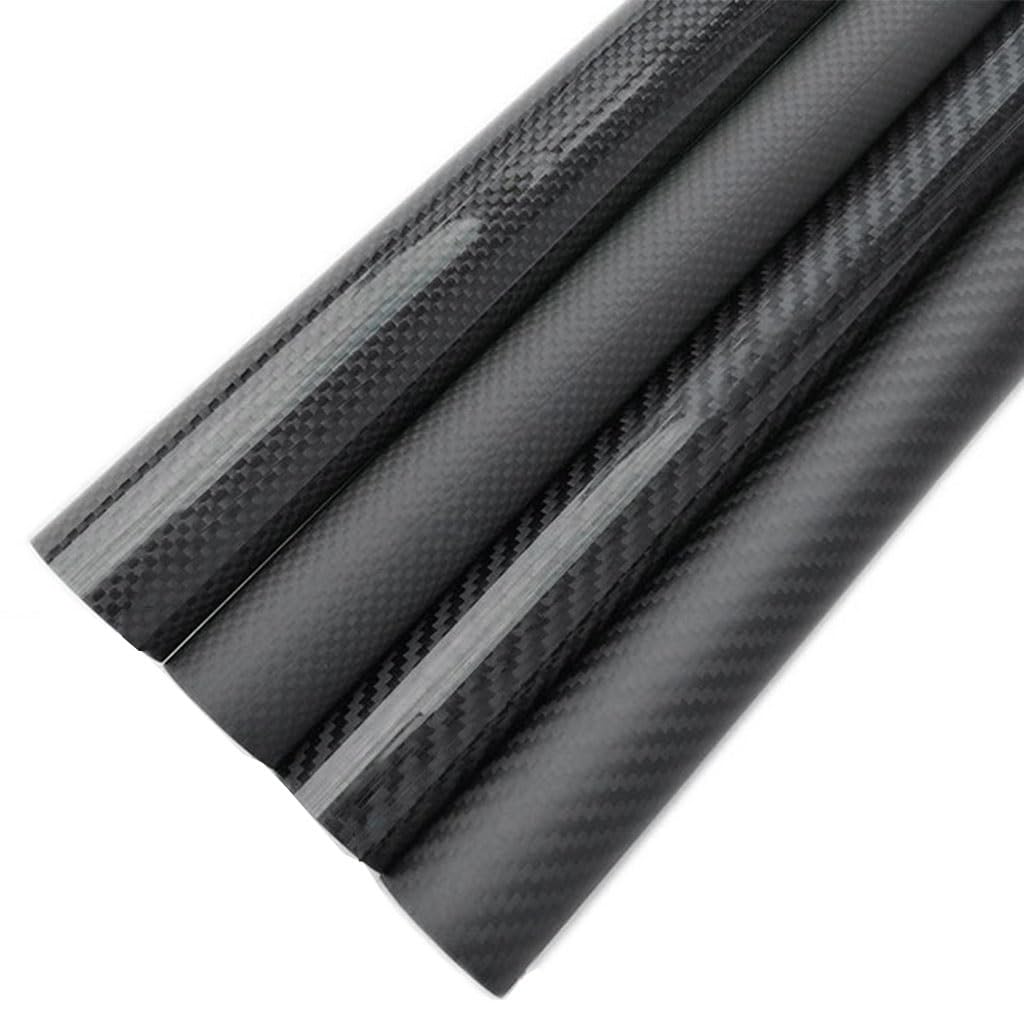 1Pcs Carbon Fiber Tube, OD 4mm 5mm 6mm Length 500mm Plain/Twill Matte/Glossy Carbon Round Tube For DIY Drone Accessories(Twill Matte,5x4x500mm)