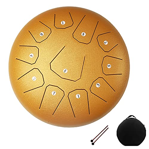Steel Tongue Drum 11 Notas 10 Pulgadas Clave C miniatura 1