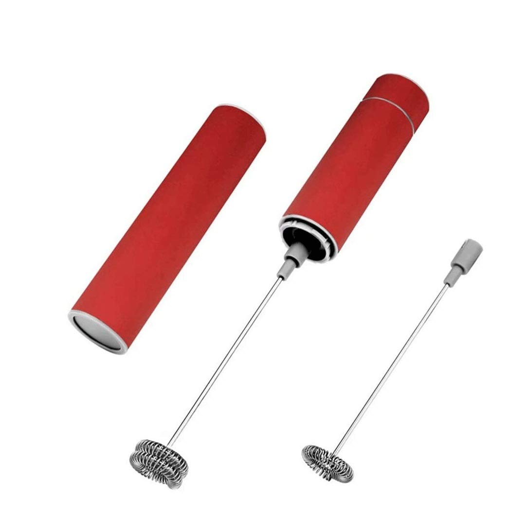 Leche Frother Handheld Electric Matcha Batido, Leche de Mano Frother Agitro Eléctrico y Mini Blender Mini Blender, Mano Frother Bebida Mezclador, Máquina Latche Favorador (Color : E)