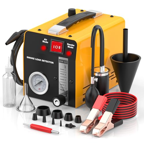 Smoke Machine Automotive Leak Detector with Built-in Air Pump...