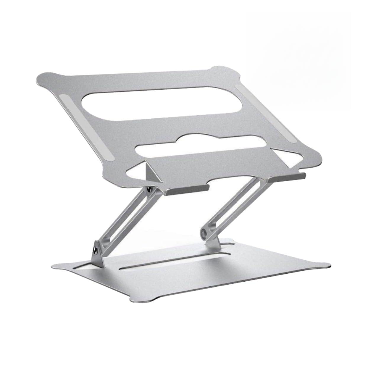 SHINEOFI Soporte de Aleación de Aluminio Computadora Portátil Ajustable para Plegable Diseño Único con Regulación de Elevación para Uso Ergonómico en Escritorio