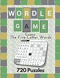 Wordle Game: Guess The Five-Letter Words with 720 puzzles (Acitvity Puzzles Book)