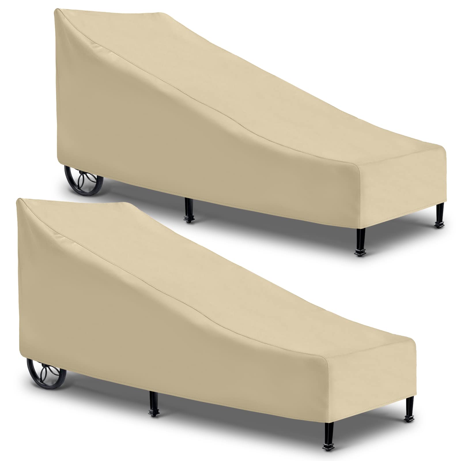 HARBOREST Lot De 4 Coussins D'angle Carrés Imperméables Pour Extérieur/intérieur Avec Attaches - 47 X 40,6 X 7,6 Cm