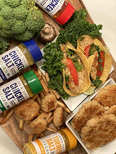 Vegan Chicken Protein & Lime Chicken Salt Seasoning Combo - Plant Based Chick\'n Mix, Meat Substitute, Soy Free Meatless Products, TVP, 5.8oz - Chicken Salt is Vegan, Keto & Paleo Friendly - Thumbnail 5