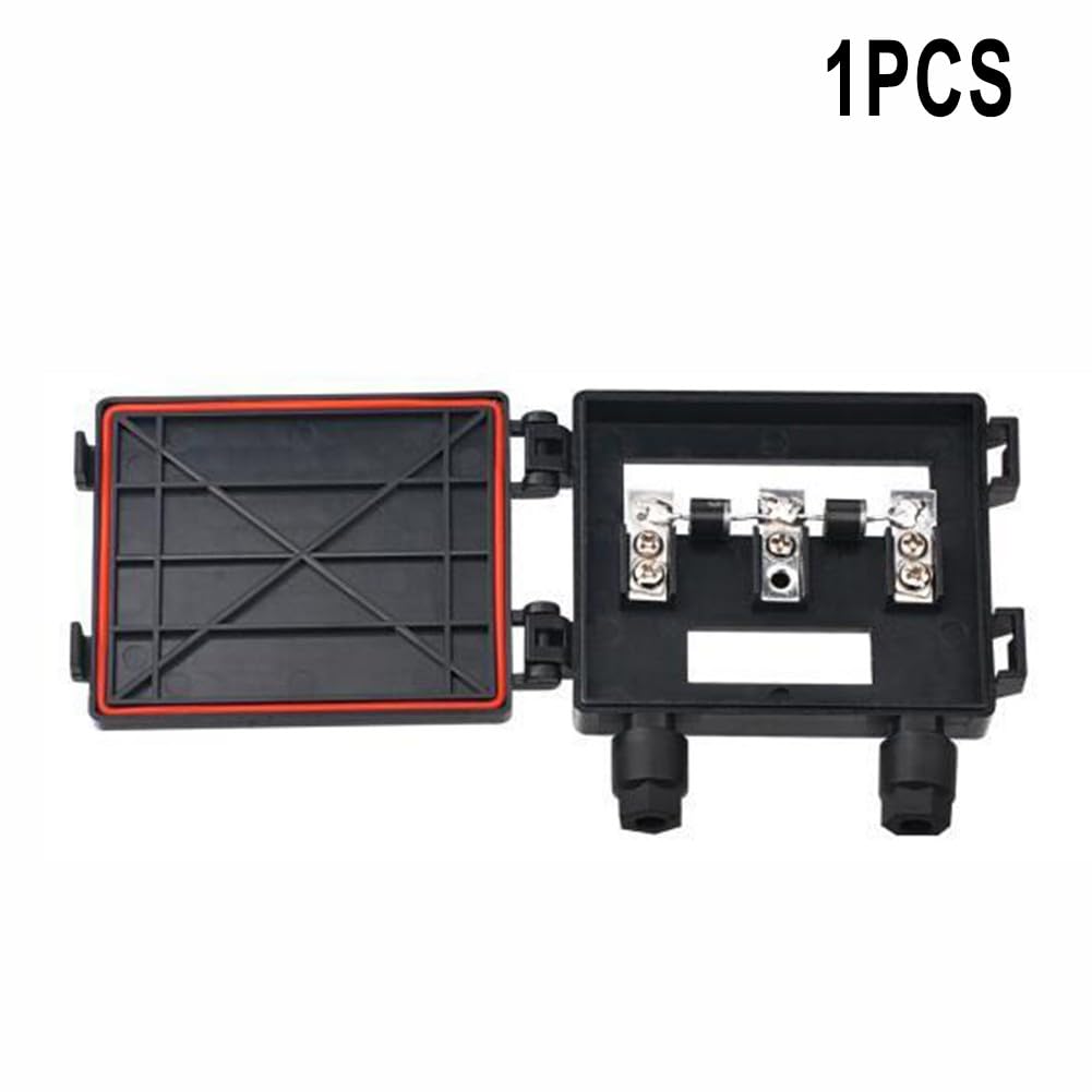 PV Solar Anschlussdose mit 2 Dioden für 50W-120W Solarpanel, 1000V DC, 10A Diodenstrom, IP65 bewertet, Clip-Together Dichtung, UV-beständig für PV-Anlagen im Freien
