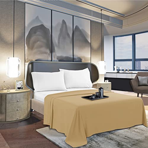 Mocassi Twin Flat Sheet - Hotel Luxury 1800 Premier Cooling